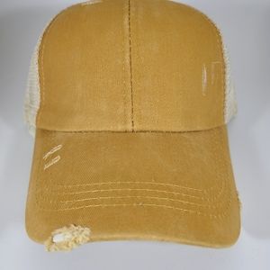 Ponytail or Messy Bun Baseball Hat